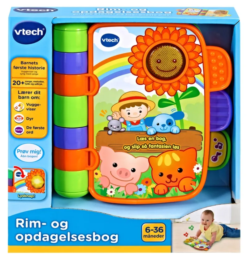 Vtech Baby Rim- og opdagelsesbog