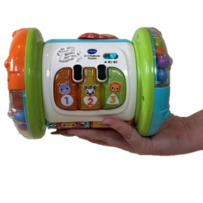 Vtech 2i1 Rullende Tromme – aktivitetslegetøj til børn fra 3-36 mdr.