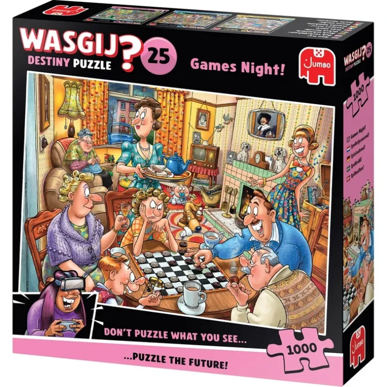 Wasgij Destiny 25 Games Night! 1000 brikker