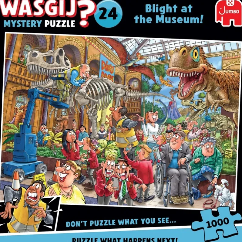 Wasgij Mystery 24 Blight at the museum! 1000 brikker