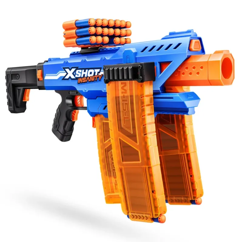 Xshot Insanity Motorised Clip Mania med 72 Darts