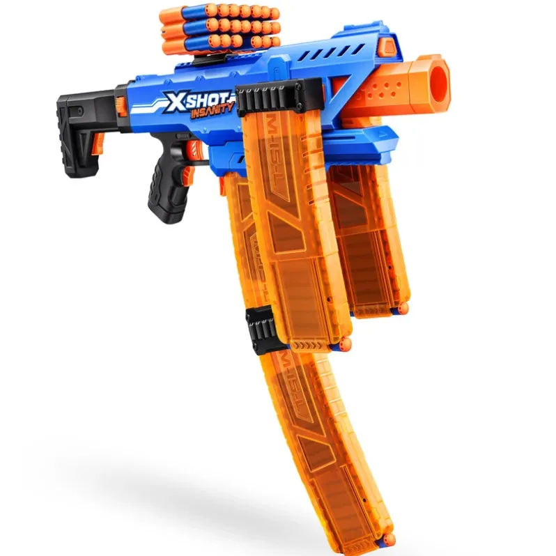 Xshot Insanity Motorised Clip Mania med 72 Darts