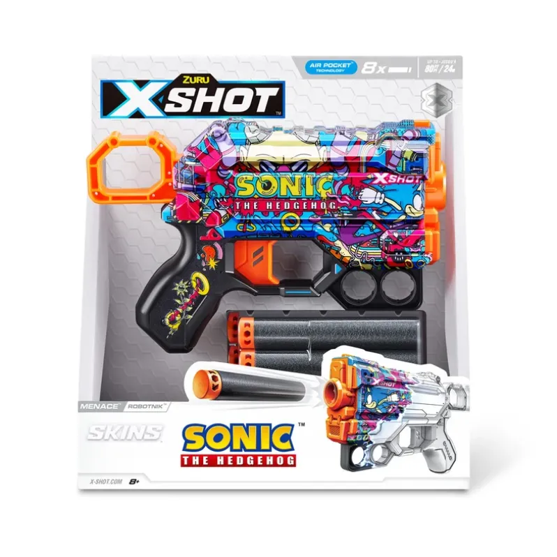 Xshot Skins Sonic Menace med 8 darts ass