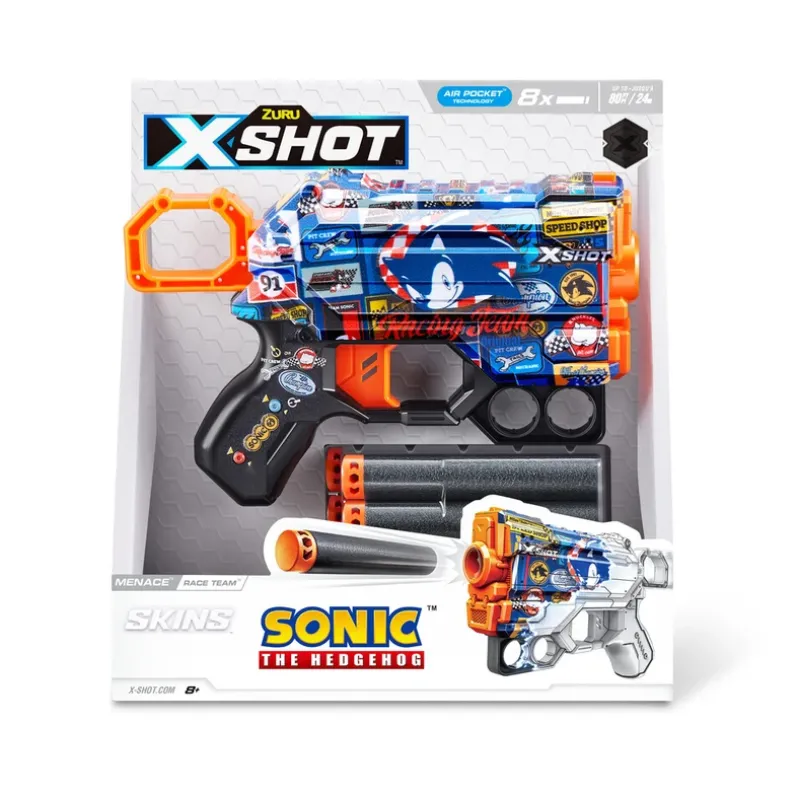 Xshot Skins Sonic Menace med 8 darts ass