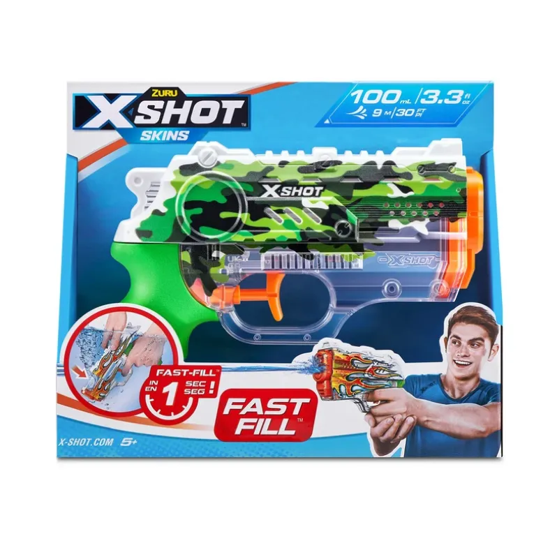 Xshot Water Fast-Fill Skins Nano Water Blaster ass